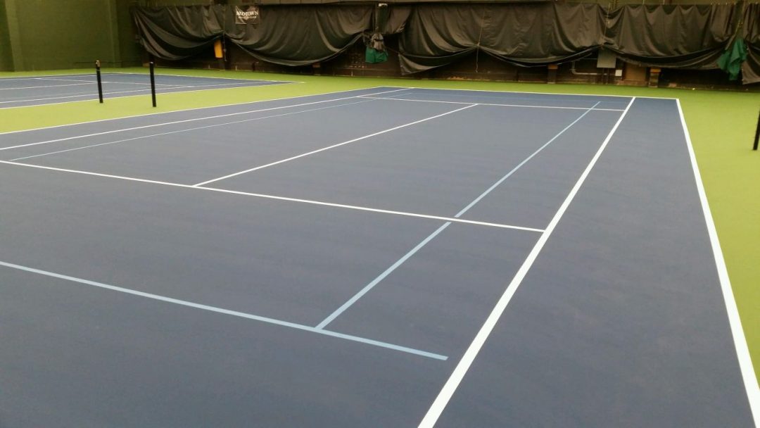 tennis court blended kids lines